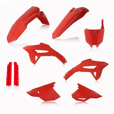 Acerbis Full Plastics Kit - Honda CRF250R 2022-2024, CRF450R 2021-2024 - Red