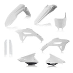 Acerbis Full Plastics Kit - Honda CRF250R 2022-23, CRF450R 2021-23 - White/ Black