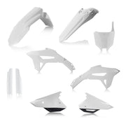 Acerbis Full Plastics Kit - Honda CRF250R 2022-23, CRF450R 2021-23 - White/ Black