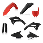 Acerbis Full Plastics Kit - Honda CRF250R 2022-23, CRF450R 2021-23 - Red/ Black