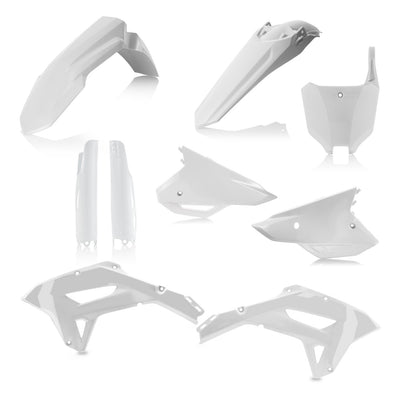 Acerbis Full Plastics Kit - Honda CRF250/300RX 2022-2024, CRF450RX 2021-2024 - White