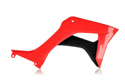 Acerbis Radiator Scoops - Honda CRF110 2019-23 - Red/ Black