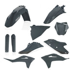 Acerbis Full Plastics Kit - Gas Gas MC125 & MC250F 2021-2023, MC250 & MC350F 2022-2023 - Metallic Grey