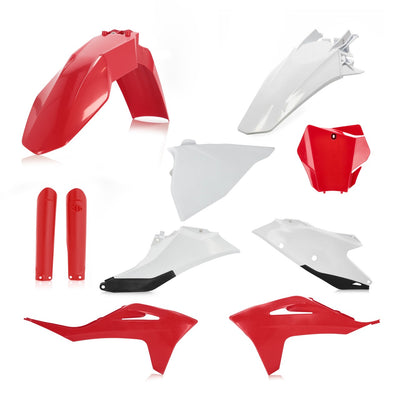 Acerbis Full Plastics Kit - Gas Gas EX 250/350/450F & EX300 & MX125 2021-23 - Red/ White