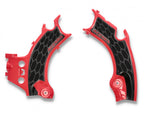 Acerbis X-Grip Frame Guards - Honda CRF250R/ CRF250RX & CRF300RX 2022-2024, CRF450R & CRF450RX 2021-2024 - Red/ Black