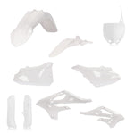 Acerbis Full Plastics Kit - Yamaha YZ85 2022-2025 - White