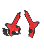 Acerbis X-Grip Frame Guards - Honda CRF300L 2021-2024 - Black/Red