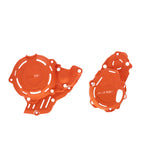 Acerbis X-Power Engine Cover Kit - KTM SXF 250/350 2023-2025 - Orange