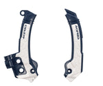 Acerbis X-Grip Frame Guards - Husqvarna TC 125/250 & FC 250/350/450 2023-2025 - Blue/White