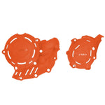 Acerbis X-Power Engine Cover Kit - KTM SXF450 2023-2025, EXC-F 450/500 2024-2025 - Orange 16