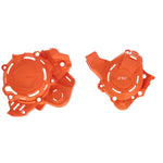 Acerbis X-Power Engine Cover Kit - KTM SX125 & XC125 2023-2025, XC-W125 2025 - Orange 16