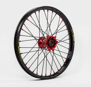 Kite Elite MX 17" Front Wheel - KTM SX85 2012-2024 - Black/Red Hub