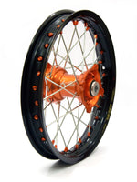 Kite Elite MX 18" Rear Wheel - KTM EXC-F500 2017-2023 - Black/Orange Hub/Silver