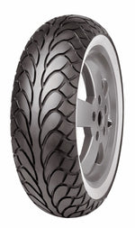 Mitas MC 22 Elegance 54L TL Whitewall Scooter Tyre - 120/70-10"