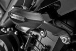 SW Motech Frame Sliders - Triumph Street Triple 765 2018-2023 - Black/Silver