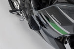 SW Motech Frame Sliders - Kawasaki Ninja 650 2017-2024 - Black/Silver