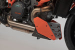 SW Motech Front Spoiler - KTM Super Duke 1290 2019-2024 - Black/Orange