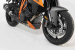 SW Motech Front Spoiler - KTM Super Duke 1290 2014-2024 - Black/Orange