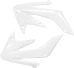 UFO Radiator Scoops - Honda CRFX 250 2004-17 - White