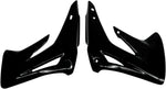 UFO Radiator Scoops - Honda CR85 2003-08 - Black