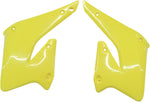 UFO Radiator Scoops - Suzuki RMZ250 2004-06 - Yellow