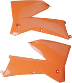 UFO Radiator Scoops - KTM EXC 125/200/250/300 2005-07 - Orange