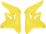 UFO Radiator Scoops - Suzuki RMZ 250 2007-09 - Yellow