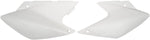 UFO Side Panels - Kawasaki KLX450R 2008-16 - White