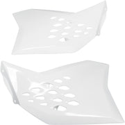 UFO Radiator Scoops - KTM SX 2007-08, EXC 2008 - White