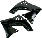 UFO Radiator Scoops - Kawasaki KXF450 2010-11 - Black