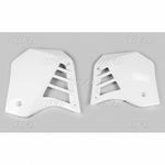 UFO Radiator Scoops - Yamaha YZ125 1987-88 - White