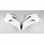 UFO Radiator Scoops - Yamaha WRF 250/450 2007-15 - White