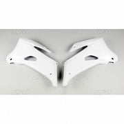 UFO Radiator Scoops - Yamaha WRF 250/450 2007-15 - White