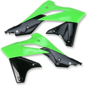 UFO Radiator Scoops - Kawasaki KXF250 2013-16 - OEM