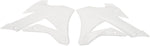 UFO Radiator Scoops - Kawasaki KX85 2014-18 - White