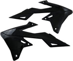 UFO Radiator Scoops - Suzuki RMZ450 2018 - Black