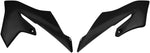 UFO Radiator Scoops - Yamaha YZ65 2019-22 - Black