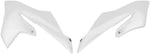 UFO Radiator Scoops - Yamaha YZ65 2019-22 - White