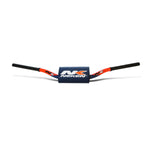 Neken Radical Design Fat Bar Handlebars - 132mm Rise - Orange/ Blue