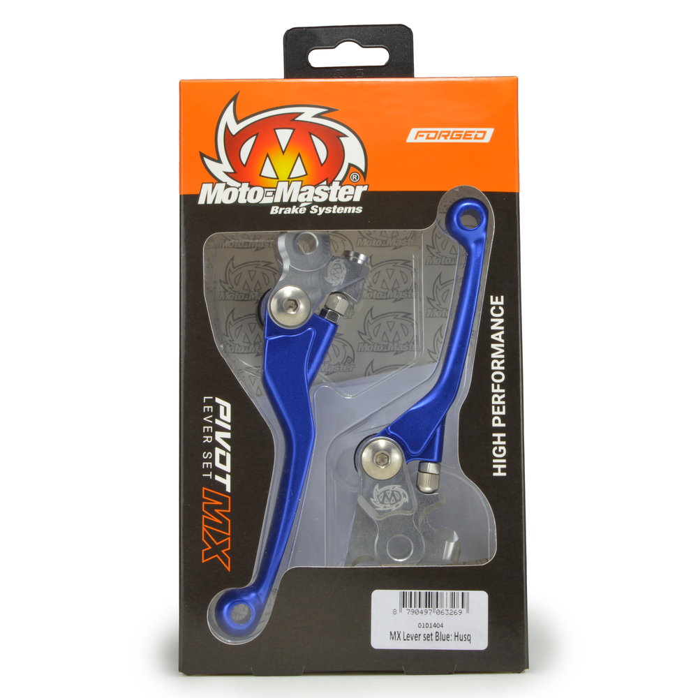 Moto Master Pivot Lever Set - Husqvarna FC250 2016-2021 - Blue