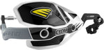 Cycra Ultra Probend CRM Wrap Around Handguards For 1-1/8" Handlebars - Anodized White/Black