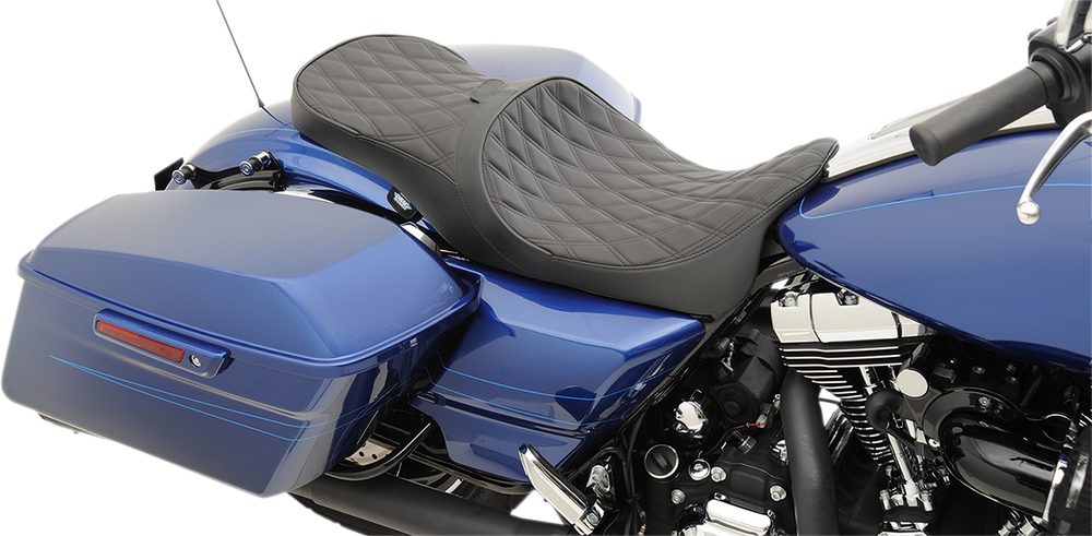 Drag Specialties Low Profile Touring Seat - Harley Davidson FLHRC 1584 ABS 2008-2011