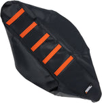 Moose Ribbed Seat Cover - KTM SX85 2011-14 - Black/Orange