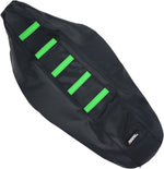 Moose Ribbed Seat Cover - Kawasaki KXF450 2012-16 - Black/ Green