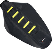 Moose Ribbed Seat Cover - Suzuki RMZ450 2008-17 - Black/Yellow