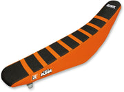 Blackbird Zebra Seat Cover - KTM EXC/EXC-F 2012-16, SXF 2011-15 - Orange/Black