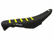 Blackbird Zebra Seat Cover - Husqvarna FC 250/350/450 2014-15, FE 250/350/450/501 2014-16 - Yellow/Black