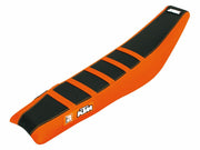 Blackbird Zebra Seat Cover - KTM EXC 1998-2007 - Orange/Black