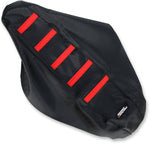 Moose Ribbed Seat Cover - Honda CRF250R 2018, CRF450R 2017-18 - Black/Red