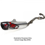 DEP S7R Full Exhaust System With Carbon End Cap - Honda CRF150R 2007-On